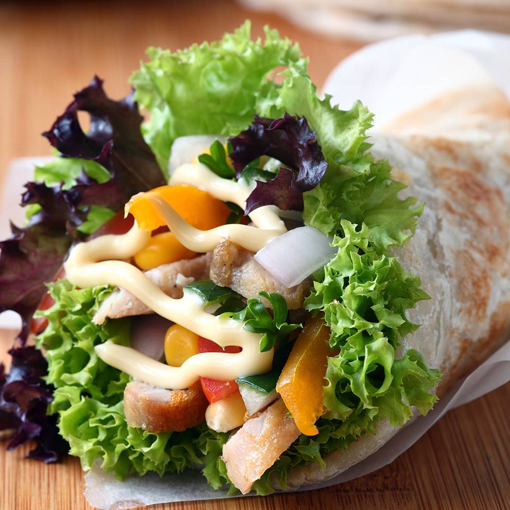 Crispy Chicken Wrap (Serves: 2)&ndash; Kawan Food