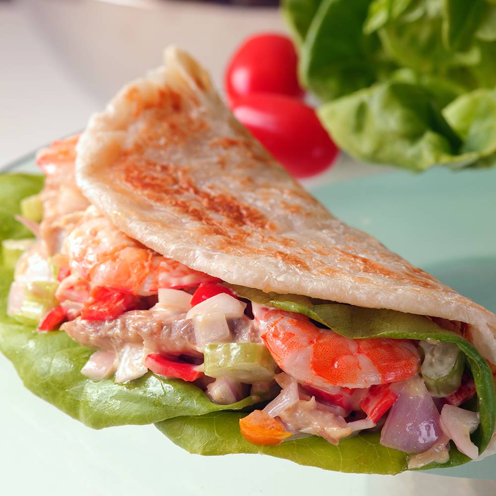 Seafood Foldover (Serves: 2)