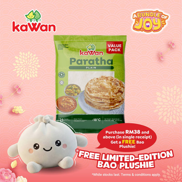 KAWAN Plain Paratha Value Pack (25 pcs - 2kg)