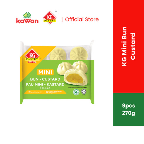 KG PASTRY Mini Custard Bun (Pau) (9 pcs - 270g)