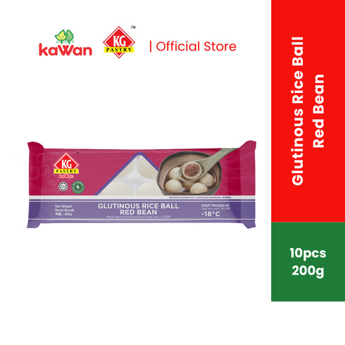 KG PASTRY Red Bean Tang Yuan (Glutinous Rice Ball) 10 Pieces