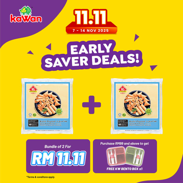 KG PASTRY Spring Roll Pastry 8.5" (40 pcs - 500g)