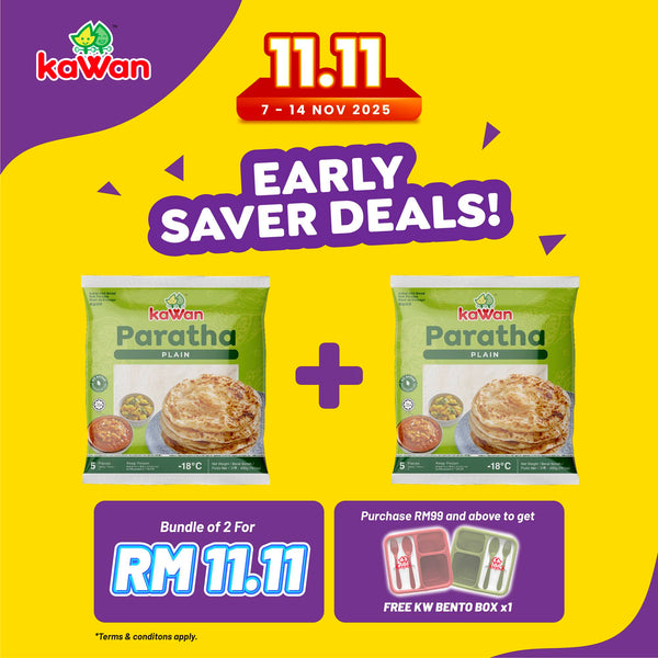 KAWAN Plain Paratha (5 pcs - 400g)