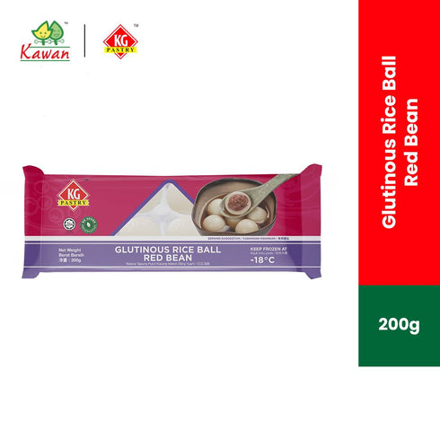 KG PASTRY Red Bean Tang Yuan (Glutinous Rice Ball) 10 Pieces