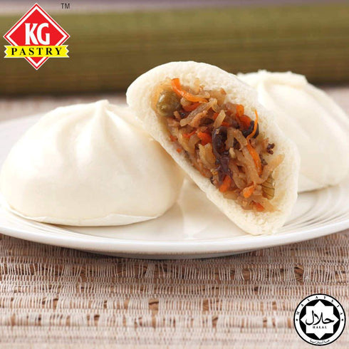 KG PASTRY Vegetable Bun (Pau) (6 pcs - 360g)