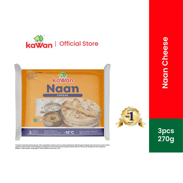 KAWAN Cheese Naan (3 pcs - 270g)