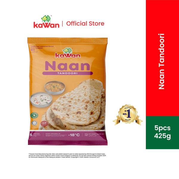 KAWAN Tandoori Naan (5 pcs - 425g)