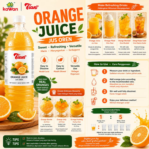 Tian Orange Juice (950g)