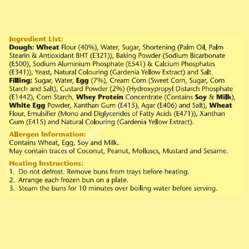 KG PASTRY Mini Custard Bun (Pau) (9 pcs - 270g)