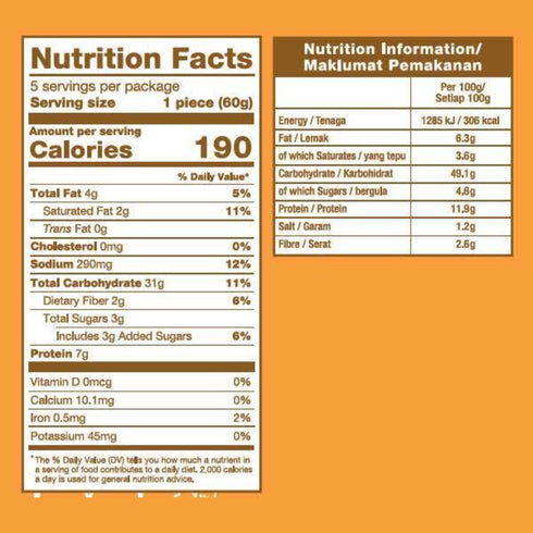 PASSIONBAKE Pita Bread Original (5 pcs - 260g)