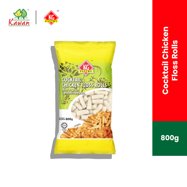 KG PASTRY Cocktail Chicken Floss Rolls (800g)