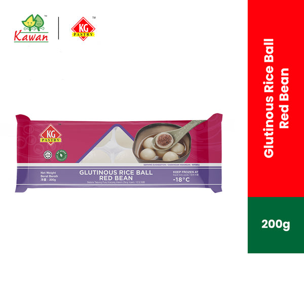 KG PASTRY Red Bean Tang Yuan (Glutinous Rice Ball) 10 Pieces