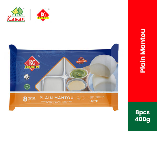 KG PASTRY Mantou Plain (8 pcs - 400g)