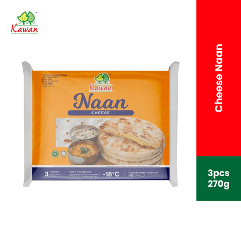 KAWAN Cheese Naan (3 pcs - 270g)