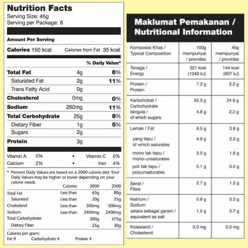 Tortilla Wraps 8 (8 pcs - 360g)