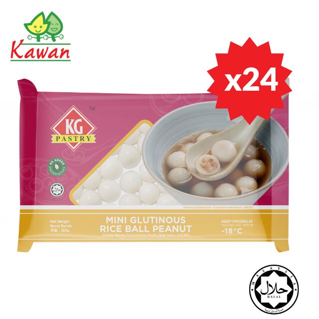 [Carton] Peanut Mini Tang Yuan (Glutinous Rice Ball) 300g x 24 packets ...